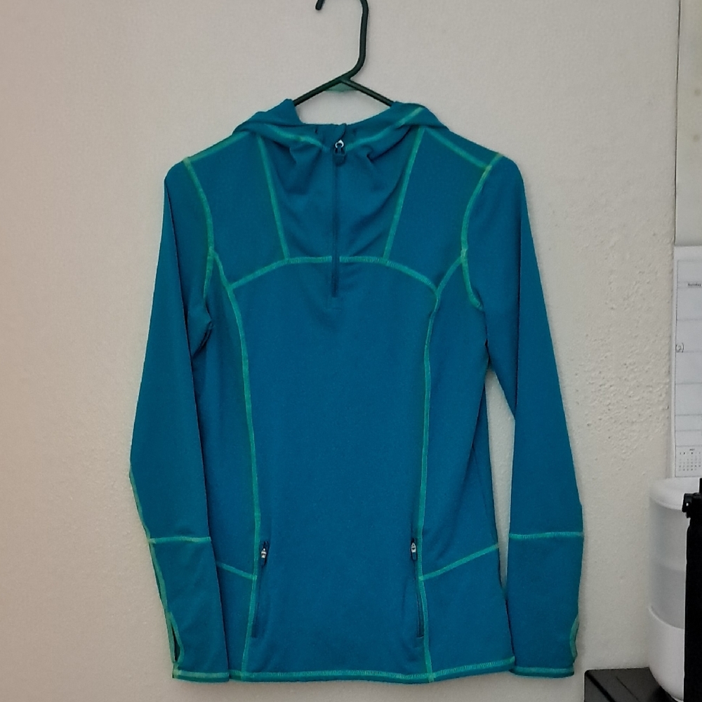 Kirklands Teal and Green Women's Hoodie